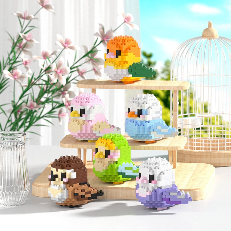 Mini Bausteinset Vogel