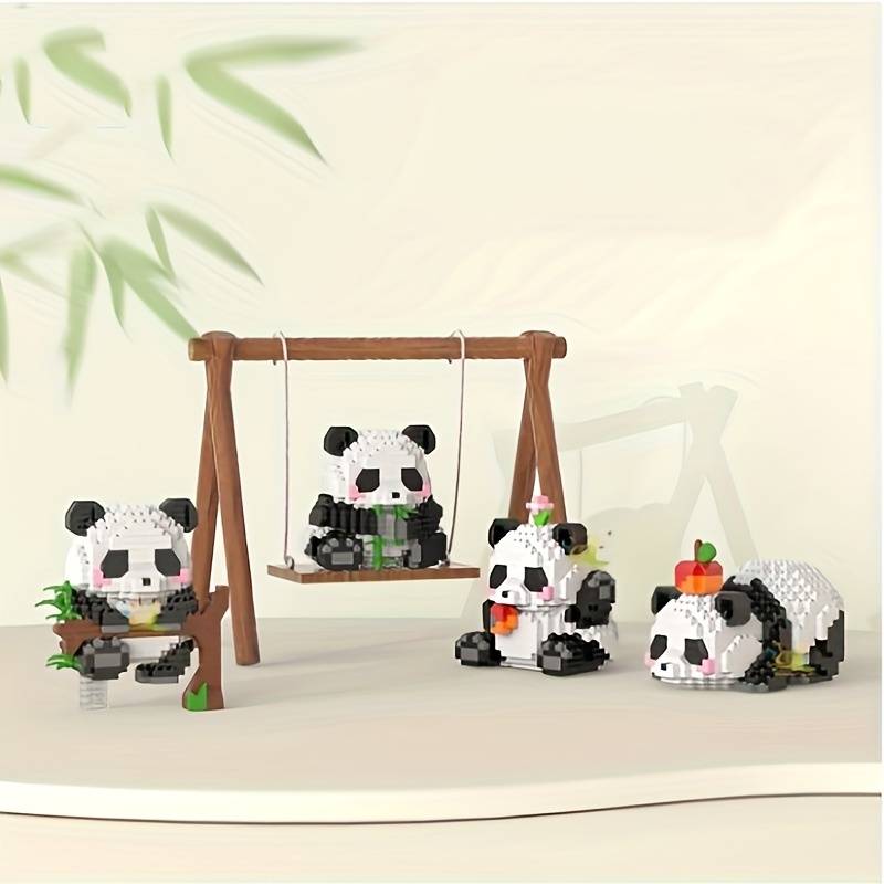Mini panda building block set – LittleSpaceman