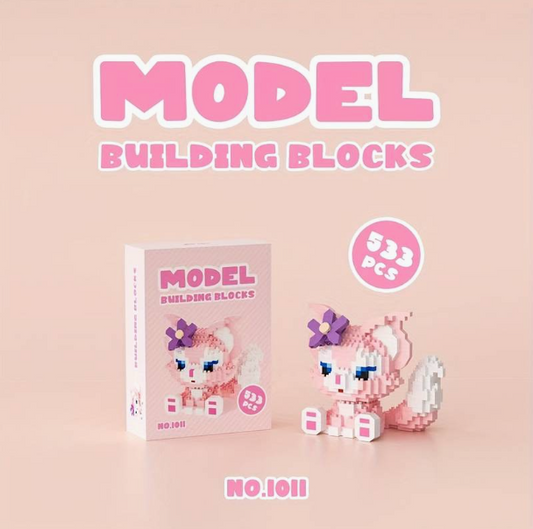 Mini kawaii building block set