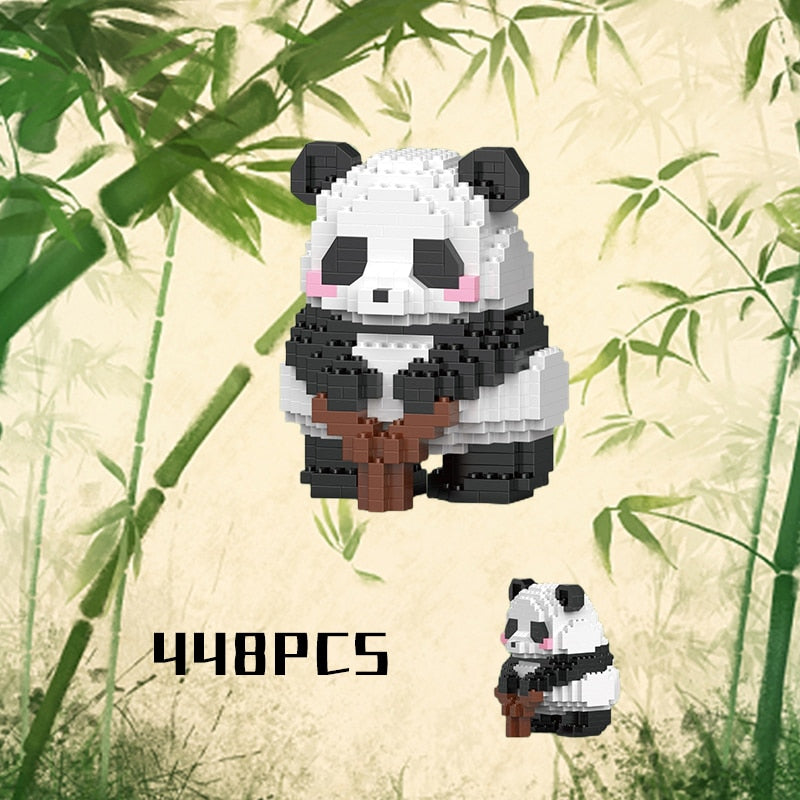Mini panda building block set – LittleSpaceman