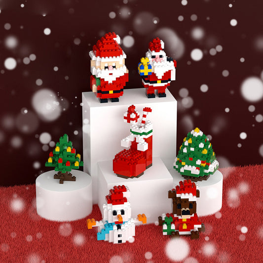 Mini Christmas building block set